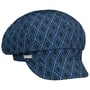 Twotone Newsboy Regen Cap by Seeberger donkerblauw