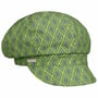 Twotone Newsboy Regen Cap by Seeberger groen