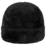 Faux Fur Beanie Muts by Kangol zwart