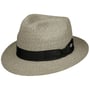 Classic Fedora Toyo Strohoed by JJ Hats grijs