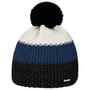 Star Pompon RL Beanie Muts by Eisbär zwart