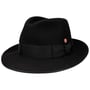 Atos Fedora Wollen Hoed by Mayser zwart
