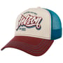Wordmark Logo Trucker Pet by Stetson blauw-rood