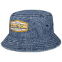Paisley Logo Bucket Katoenen Hoed by Stetson blauw