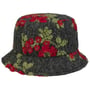 Flower Bucket Wollen Hoed by Gebeana antraciet