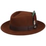 Jayburgh Fedora LiteFelt Wollen Hoed by JJ Hats bruin