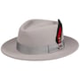 Jayburgh Fedora LiteFelt Wollen Hoed by JJ Hats licht grijs