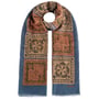 Lorava Wool Zomer Sjaal by Stetson blauw-groen