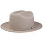 Cattleman Round Western Wollen Hoed by JJ Hats licht grijs