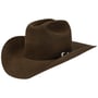 Uni Cattleman Western Wollen Hoed by JJ Hats donkerbruin
