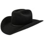 Macova Western Wollen Hoed by JJ Hats zwart