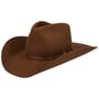 Valrick Western Wollen Hoed by JJ Hats bruin