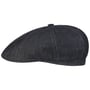 Bricksford 8 Panel Linnen Pet by Stetson donkerblauw