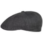 Bricksford 8 Panel Linnen Pet by Stetson donkergrijs