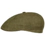 Bricksford 8 Panel Linnen Pet by Stetson donkerolijfgroen