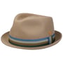 Samu Striped Band Player Wollen Hoed by Mayser beige
