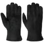 Lambskin Vingerhandschoenen by Pearlwood zwart