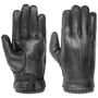 Wilson Knit Edge Leren Handschoenen by Pearlwood zwart