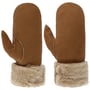 Fiona Leren Handschoenen by Pearlwood bruin
