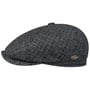 Harris Tweed Wool Pet by JJ Hats donkerblauw