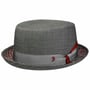 Virgin Wool Pork Pie Hoed by Alfonso D’Este grijs