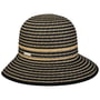 Loredina Cloche Hoed Strohoed by Seeberger naturel-zwart