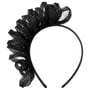 Vinalea Sinamay Fascinator by Seeberger zwart