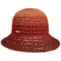 Gradient Colours Cloche Hoed Strohoed by Seeberger terracotta