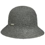 Crochet Cloche Hoed Strohoed by Seeberger groen