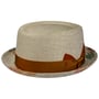 Denvio Pork Pie Linnen Hoed by Alfonso D’Este beige