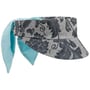 Denim Flowers Visor by bedacht lichtblauw