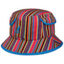 Multi Color Stripe Bucket Stoffen Hoed by Kangol bont