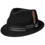Etowah Trilby Wollen Hoed by Stetson zwart