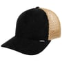 Cord and Mesh Trucker Pet by Djinns zwart-beige