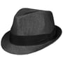 Herringbone Trilby Stoffen Hoed by Lipodo antraciet
