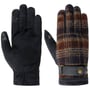 Oakdale Leren Handschoenen by Stetson donkerblauw