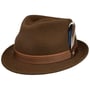Hulbert Trilby Wollen Hoed by Stetson bruin