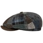 Hatteras Viscott Patchwork Pet by Stetson bruin-blauw