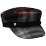 Mevala Check Baker Boy Cap by Lierys zwart