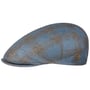 Pierce Check Zijden Pet Zechbauer by Mayser blauw