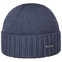 Norham Merino Omslagmuts by Stetson petrol blauw