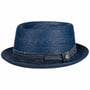 Avelao Pork Pie Raffia Hoed by Lierys blauw