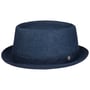 Uni Pork Pie Linnen Hoed by Lierys blauw