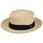 Medium Brim Pork Pie Panamahoed by Lierys naturel-blauw