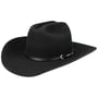 Laramie Wool Western Hoed by Stetson zwart