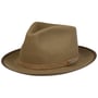 Tascona Fedora Wollen Hoed by Stetson beige