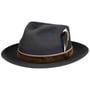 Pinehurst Fedora Wollen Hoed by Stetson donkergrijs