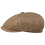 8 Panel Avondale Wool Pet by JJ Hats beige-bruin