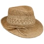Twotone Trilby Strohoed by Loevenich camel