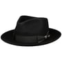 Stoakley Fedora Haarvilthoed by JJ Hats zwart